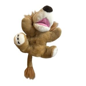 Plush Lion Puppet Toy - Brown